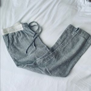 Susina Cropped Lounge Pants Drawstrings 2 Sides & 2 Back Pockets Size XS